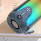 Enceinte Bluetooth Portable LED Sans Fil TWS Subwoofer Stéréo 360° Avec Radio FM et Micro Intégré Autonomie Longue Durée - ww...