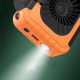 Ventilateur Portable À Porter À La Taille 3 Vitesses Sans Pales Avec Lampe Torche Et Batterie 6000 mAh - www.yonis-shop.com