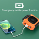 Ventilateur Portable À Porter À La Taille 3 Vitesses Sans Pales Avec Lampe Torche Et Batterie 6000 mAh - www.yonis-shop.com