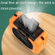 Ventilateur Portable À Porter À La Taille 3 Vitesses Sans Pales Avec Lampe Torche Et Batterie 6000 mAh - www.yonis-shop.com