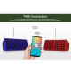 Enceinte Bluetooth Triangle Design TWS Support Carte TF FM Autonomie 7h Batterie 1200mAh Puissance 6W - www.yonis-shop.com
