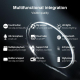 Enceinte Bluetooth Multifonction Avec Micro Intégré Appels Et Musique Qualité Sonore Haute Définition Sangle Portable Étanche...