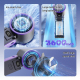 Ventilateur De Poche Pliable Avec Refroidissement Par Glace 3600mAh Vent Puissant 12m/s Et Longue Autonomie - www.yonis-shop.com