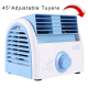 Mini Ventilateur De Bureau Sans Pales 30 W Silencieux 3 Vitesses Orientation À 360° Pour Chambre Bureau Et Salon - www.yonis-...