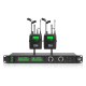 Système De Microphone Sans Fil Professionnel Pour Scène Avec Surveillance In-Ear Et Transmetteur Bluetooth