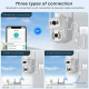 Camera IP WiFi 6MP Dual Lens Avec Intercom Vocal Bidirectionnel et Reconnaissance AI - www.yonis-shop.com
