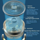 # Ventilateur De Circulation Pour Pièce Sur Pied Avec Télécommande 5 Vitesses Minuterie Et Lumière Nocturne - www.yonis-shop.com