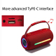 Enceinte Bluetooth Portable 20W Son Stéréo 360° Avec Lumière LED Multicolore Et Fonction Tactile - www.yonis-shop.com