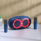 Enceinte Bluetooth Portable Puissante 8W Haut-Parleur Sans Fil avec Micro Karaoké Autonomie 3h Etanche Salle de Bain Support ...