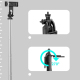 Perche À Selfie Bluetooth Sans Fil Avec Trépied Et Télécommande Intégrée Rotation 360° Acier Inoxydable - www.yonis-shop.com