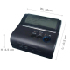 Mini Imprimante Bluetooth Thermique Portable Haute Vitesse Pour Reçus Livraison Restaurant Taxi Hôpital Et Plus - www.yonis-s...