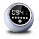 Mini Enceinte Bluetooth Multifonction Réveil Numérique Lumière Ambiante Haut-Parleur Puissant 5W Batterie Longue Durée Speake...