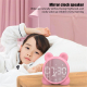 Mini Enceinte Bluetooth Avec Miroir Horloge Alarme FM Haut-Parleur Écran LED Lumièree - www.yonis-shop.com