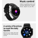 Montre Connectée Sport Avec Appels Bluetooth Écran AMOLED 1 43 Pouce IP68 Autonomie 7 Jours NFC Android IOS - www.yonis-shop.com