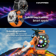 Montre Connectée Avec Écouteurs Intégrés Écran HD 1.53 Pouces Appels Bluetooth NFC Fréquence Cardiaque Argent et - www.yonis-...