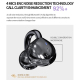 Ecouteurs Bluetooth Mini Invisibles Sans Fil Avec Réduction Active Du Bruit Et Confort Nuage Léger Couleur Violette - www.yon...