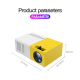 Videoprojecteur Portable LED Full HD 1080P 15 ANSI Home Theater Mini Pour Un Cinéma Maison De Qualité - www.yonis-shop.com