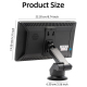 Autoradio Écran Tactile HD 9 Pouces Bluetooth 5.0 avec Fonction de Rétroviseur et Projection Mobile - www.yonis-shop.com