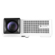 Videoprojecteur LED Smart 280 Lumens 1280x768P HDMI USB SD VGA AV Audio Out Écran 5.8 Pouces Durée De Vie 20000 Heures Taille...