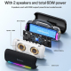 Enceinte Bluetooth Portable 60W Avec Éclairage RGB Résistance À L’Eau IPX5 Et Appels Mains Libres - www.yonis-shop.com