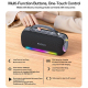 Enceinte Bluetooth Portable 60W Avec Éclairage RGB Résistance À L’Eau IPX5 Et Appels Mains Libres - www.yonis-shop.com