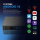 Box TV Android 10 4K Media Player Avec WiFi Double Bande Et Décodage Vidéo 4K 60 Images Par Seconde - www.yonis-shop.com