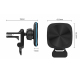 Chargeur Sans Fil Voiture Magnétique Rapide Avec Lumière Bleue Pour Téléphone Portable Support Ventilation Sécurisé - www.yon...