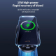 Chargeur Sans Fil Voiture Induction Intelligente 66W Support Téléphone Portable Ajustement Automatique Aluminium Alliage ABS ...