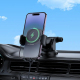 Chargeur Sans Fil Voiture Support Téléphone Rotatif 360° Charge Rapide Compatible Mobiles 4.5-7 Pouces - www.yonis-shop.com
