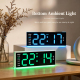 Réveil Numérique De Chevet Avec Veilleuse Ambiante Double Alarme Port USB Et Écran LED À Luminosité Automatique - www.yonis-s...
