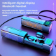 Écouteurs Bluetooth Affichage Numérique Intelligent Étanche IP4 Compatible iOS Android Windows Faible Consommation Batterie L...