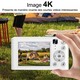 Appareil Photo Numérique 4K Haute Définition 96 Mégapixels Zoom 16X Autofocus Anti-Tremblement Compact Avec Batterie Longue D...