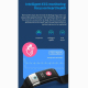Bracelet Connecté IP67 Étanche Écran Couleur 1.08 Pouces Moniteur Cardiaque Pression Artérielle Oxymètre Sommeil Compatible A...