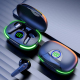 Écouteurs Bluetooth Sans Fil Sport Réduction de Bruit Étanche avec Lumière Respirante et Son Dolby - www.yonis-shop.com