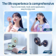 Mini Ventilateur Portable Rechargeable 4 En 1 Rotation 360° Silencieux Autonomie 12 Heures Affichage LED - www.yonis-shop.com