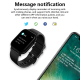 Montre Connectée 1.4 Pouces TFT IP67 Étanche Suivi Sommeil Fréquence Cardiaque Pression Artérielle Batterie Longue Durée Comp...