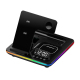 Chargeur Sans Fil Multifonctionnel 5 en 1 avec Support Téléphone Pliable et Lumières RGB - www.yonis-shop.com