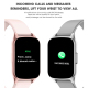 Montre Connectée Étanche IP68 Avec Moniteur De Sommeil Fréquence Cardiaque Et Pression Artérielle Écran TFT 1.3 Pouces Compat...