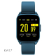 Montre Connectée Étanche IP68 Avec Moniteur De Sommeil Fréquence Cardiaque Et Pression Artérielle Écran TFT 1.3 Pouces Compat...