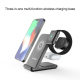 Chargeur Sans Fil 3 en 1 Puissant et Polyvalent Pour Montre S1-S6 et Écouteurs 15W - www.yonis-shop.com
