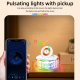 Support Téléphone Avec Chargeur Sans Fil Et Lumière D'Ambiance Multicolore Pour Bureau Et Maison - www.yonis-shop.com