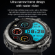 Montre Connectée Argentée Avec Surveillance Cardiaque Et Sommeil Écran Tactile Ronde Bluetooth Étanche IP68 - www.yonis-shop.com