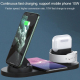 Chargeur Sans Fil 6 en 1 10W Support Ultra Rapide Compatible iPhone Android Type-C Température Intelligente - www.yonis-shop.com