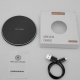 Chargeur Sans Fil Universel 10W En Alliage D'Aluminium Avec Câble 50cm Noir Chargement Rapide Pour iPhone Et Android - www.yo...