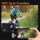 Camera Sport 4K Ultra HD Écran IPS 2.0 Pouces Étanche Jusqu'à 30m WiFi Grand Angle 120° Enregistrement Vidéo Haute Définition...