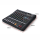 Table De Mixage Audio Professionnelle 6 Canaux Avec Alimentation 48V Et Connexion Bluetooth - www.yonis-shop.com