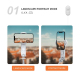 Stabilisateur Smartphone Léger Et Pliable Avec Lumière Intégrée Et Télécommande Sans Fil - www.yonis-shop.com