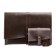 Sacoche Ordinateur Portable En Cuir Véritable Pour Laptop Et Tablette 15 Pouces Et Moins Rouge Bordeaux - www.yonis-shop.com