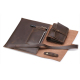 Sacoche Ordinateur Portable En Cuir Véritable Pour Laptop Et Tablette 15 Pouces Et Moins Rouge Bordeaux - www.yonis-shop.com
