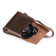 Sacoche Ordinateur Portable En Cuir Véritable Pour Laptop Et Tablette 15 Pouces Et Moins Rouge Bordeaux - www.yonis-shop.com